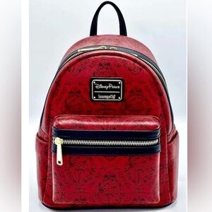 RARE Disney‎ Parks Loungefly Pirates of the Caribbean Red Backpack